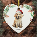 Yellow Labrador Weihnachtsschmuck<br><div class="desc">Yellow Labrador Weihnachtsschmuck</div>