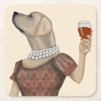 Yellow Labrador Wine Snob