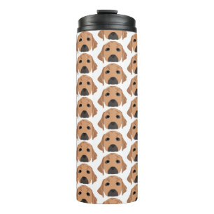 Yellow Labradors on Tumbler Thermosbecher