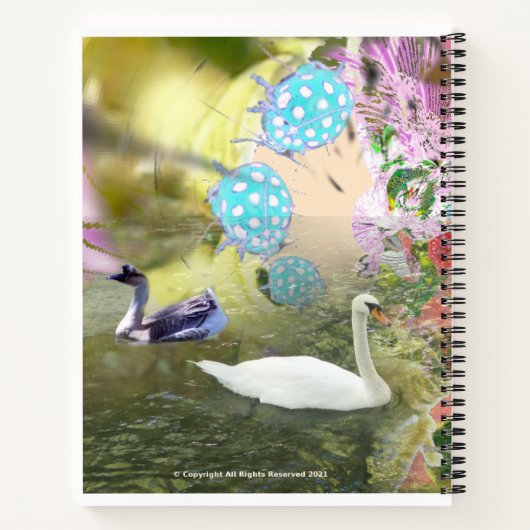 Yellow Ladybugs ABC Letter Tracing Notebook Notizblock (Rückseite)