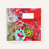 Yellow Ladybugs ABC Letter Tracing Notebook Notizblock (Vorderseite)