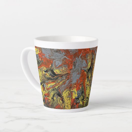 Yellow Lava Tasse  (Linke Ecke)