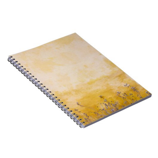 Yellow & Lavendel-Notebook Notizblock (Rechte Seite)