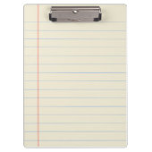 Yellow Legal Pad Zwischenablage Klemmbrett (Vorderseite)