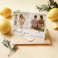 Yellow Lemon Citrus Calligraphy Wedding