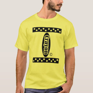 Yellow Lemon Crayon Box Halloween Costume Couple T-Shirt
