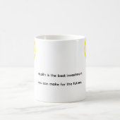 Yellow Lemon Custom Words Kaffeetasse (Mittel)