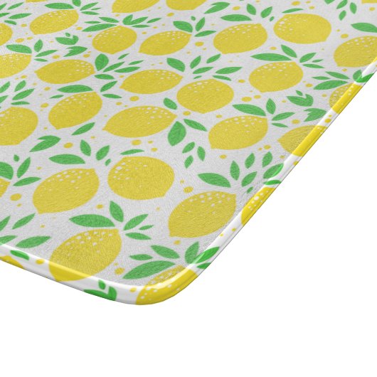 Yellow Lemon Cutting Board Schneidebrett (Ecke)