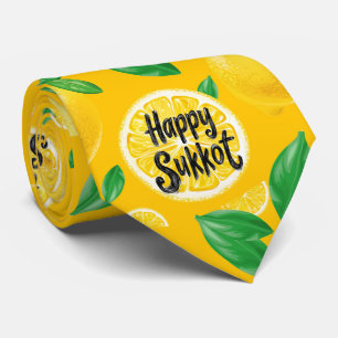 Yellow Lemon Delight Sukkot Krawatte