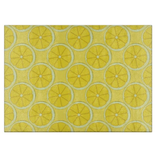 Yellow Lemon Design Kitchenette Schneidebrett (Vorderseite)