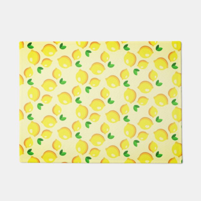 Yellow Lemon Doormat Fußmatte (Vorderseite)