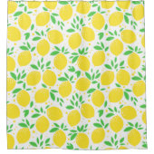 Yellow Lemon Duschvorhang (Vorderseite)