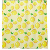 Yellow Lemon Duschvorhang (Vorderseite)