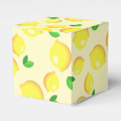 Yellow Lemon Favor Box Geschenkschachtel (Vorderseite)