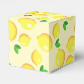 Yellow Lemon Favor Box Geschenkschachtel (Rückseite)