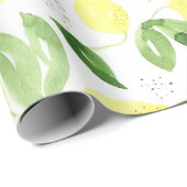 Yellow Lemon Geschenkpapier (Rolleneckpunkt)