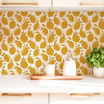 Yellow Lemon Kitchen Tapete<br><div class="desc">Richten Sie Ihre Küche mit dieser fröhlichen Zitronentapete aus. Die saftig gelben Zitronen schaffen eine frische und einladende Atmosphäre, die sich perfekt eignet, um Ihrem kulinarischen Bereich eine zarte Touch zu verleihen. Dieses Tapete mit Schale und Knüppel ist einfach zu applizieren und zu entfernen, sodass es eine angenehme und bequeme...</div>
