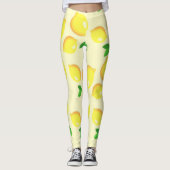 Yellow Lemon Leggings (Vorderseite)