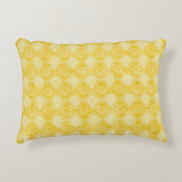 Yellow Lemon Pattern, Modern, Trendy Dekokissen