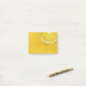 YELLOW LEMON POST-IT KLEBEZETTEL (Auf Schreibtisch)