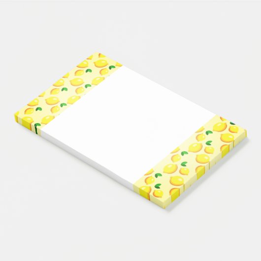 Yellow Lemon Post it Notes Post-it Klebezettel (angewinkelt)