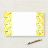 Yellow Lemon Post it Notes Post-it Klebezettel (Auf Schreibtisch)