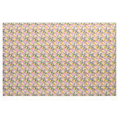 Yellow Lemon Print Fabric Cotton Fabric  Stoff (Yard (91,4 cm))