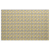 Yellow Lemon Print Fabric Cotton Fabric Stoff (Yard (91,4 cm))