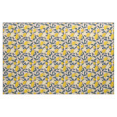 Yellow Lemon Print Fabric Cotton Fabric Stoff (Fat Quarter (45,7 x 55,9 cm))