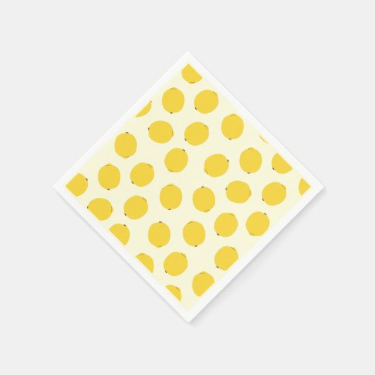 Yellow Lemon Serviette (Ecke)