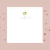 Yellow Lemon Serviette