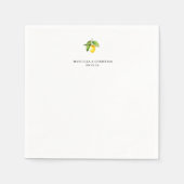 Yellow Lemon Serviette (Vorderseite)