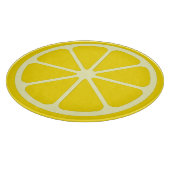 Yellow Lemon Slice Citrus Kitchen Cutting Board Schneidebrett (Ecke)