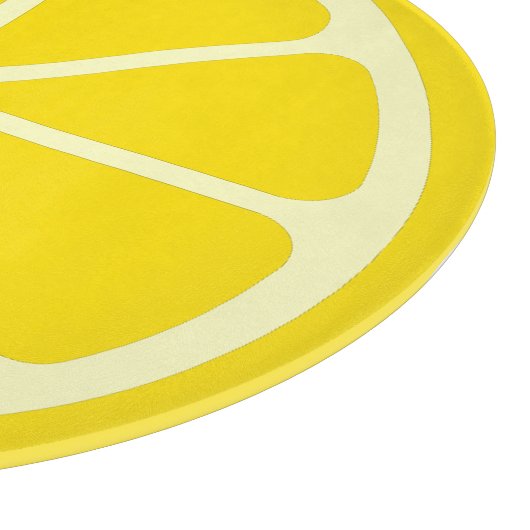 Yellow Lemon Slice Citrus Kitchen Cutting Board Schneidebrett (Ecke)
