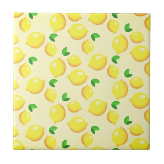 Yellow Lemon Tiles Fliese (Vorderseite)