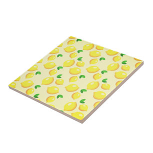 Yellow Lemon Tiles Fliese