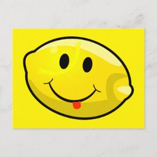 Yellow Lemon Tongue Postkarte
