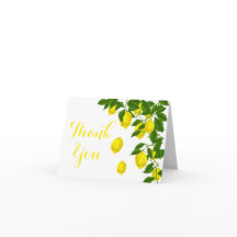 Yellow Lemon Vielen Dank, dass Sie die Hochzeit vo