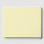 Yellow Lemon Wedding Guest Book Gästebuch (Rückseite)