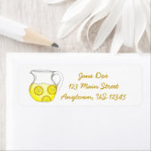 Yellow Lemonade Lemon Ade Pitcher Labels (Insitu)