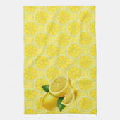 Yellow Lemons Frucht Küche Geschirr Küche Handtuch (Vertikal)
