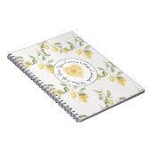 Yellow Lemons Fruit Lemonade Notizblock (Rechte Seite)