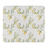 Yellow Lemons Fruit   Schneidebrett (Vorderseite)