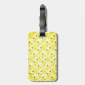 Yellow Lemons Gepäck Tag Gepäckanhänger (Rückseite vertikal)