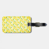 Yellow Lemons Gepäck Tag Gepäckanhänger (Rückseite horizontal)