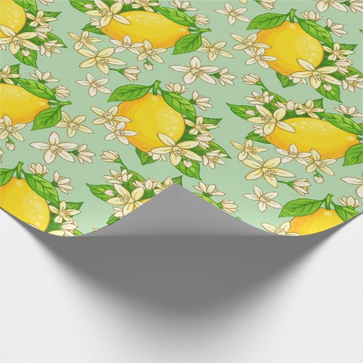 yellow lemons geschenkpapier (Ecke)
