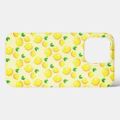 Yellow Lemons iPhone Case (Rückseite (Horizontal))