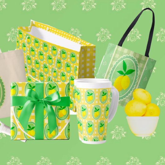 Yellow Lemons  Kaffeetasse