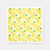 Yellow Lemons Napkins Serviette (Vorderseite)