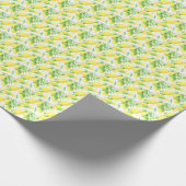 Yellow Lemons Pattern Geschenkpapier (Ecke)